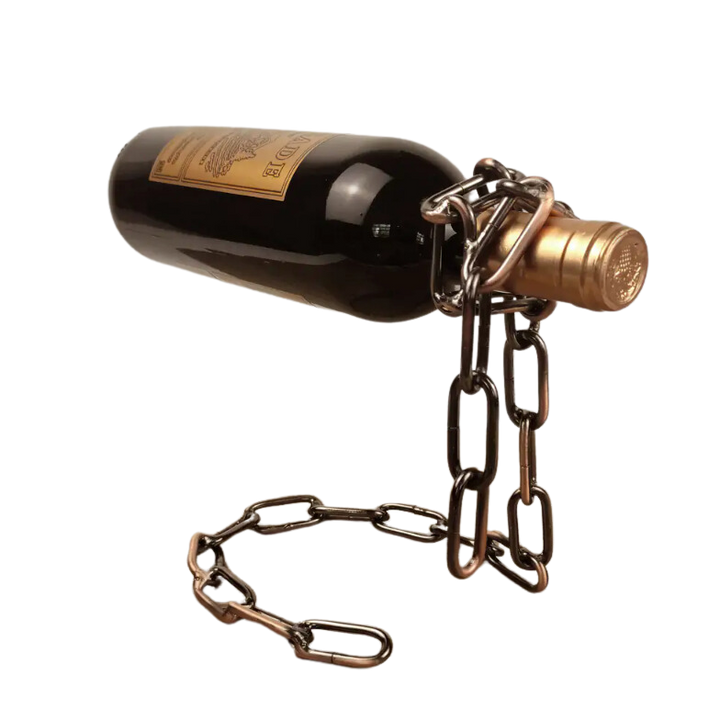 Magic Iron Chain Wine Bottle Holder