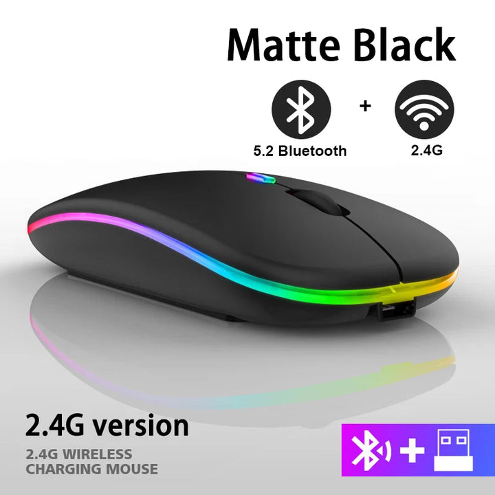 Wireless Mouse Rechargeable Bluetooth