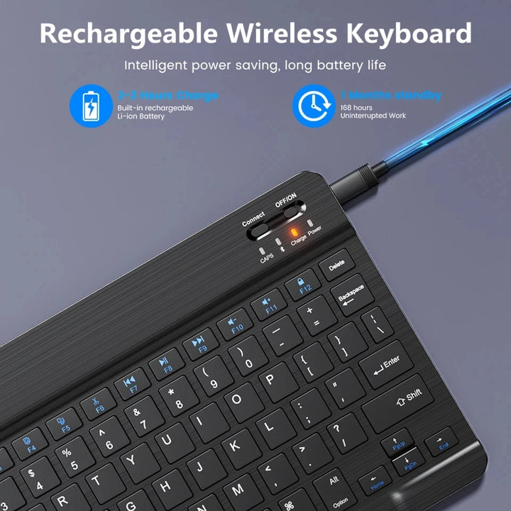 Bluetooth Wireless Keyboard Comes With Mouse