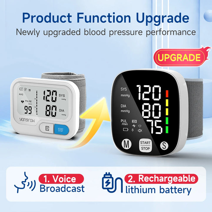 Automatic Digital Wrist Blood Pressure Monitor