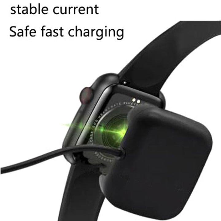 Smartwatch charger with USB cable