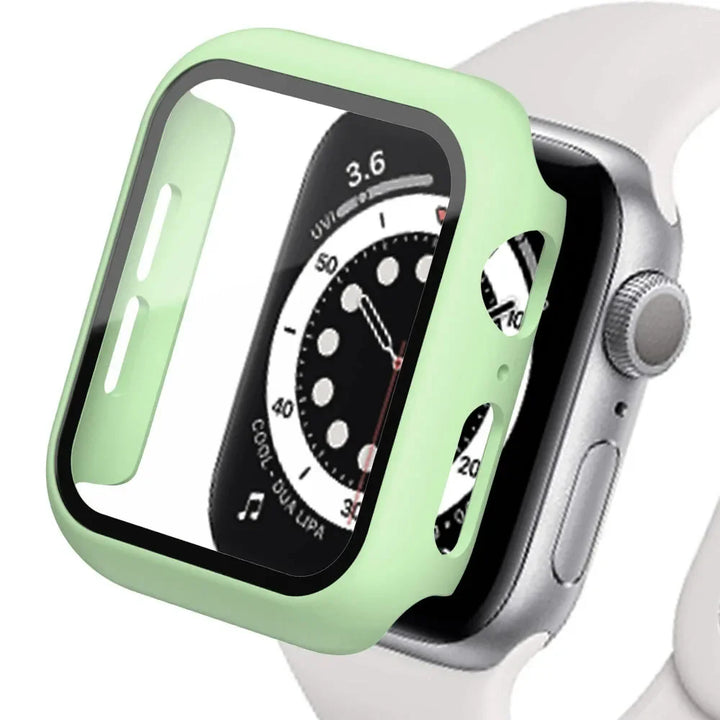 Tempered Glass+cover For Apple Watch