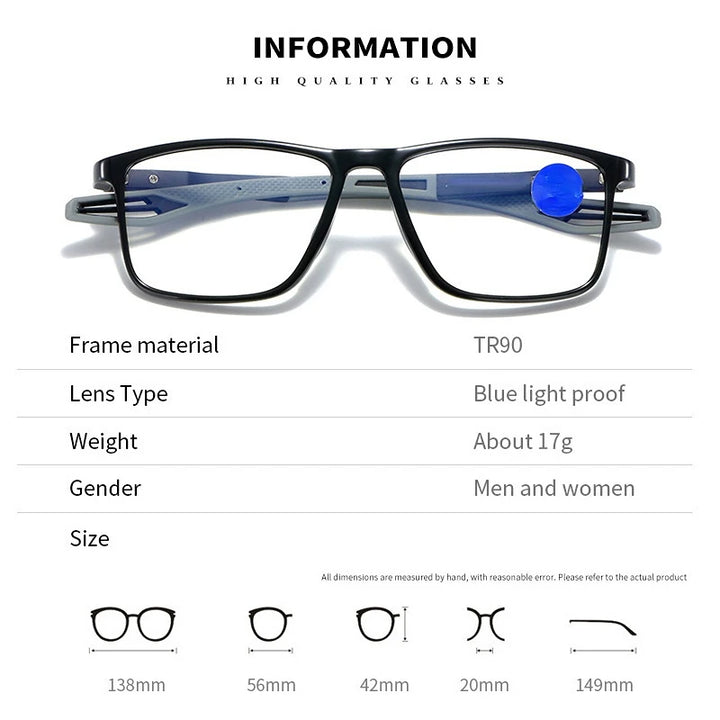 Anti-blue Light Reading Glasses Ultralight