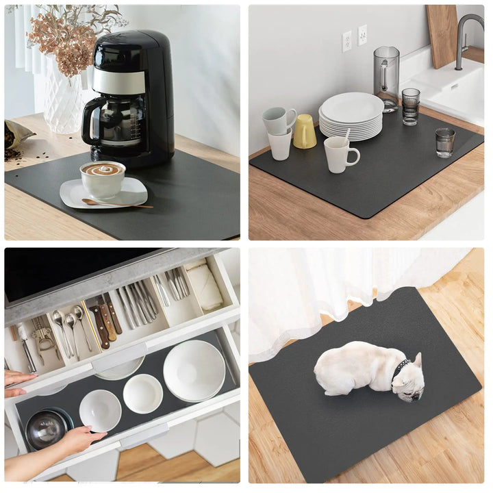 Non-Slip Absorbent Mat for Kitchen Sink Quick Drying