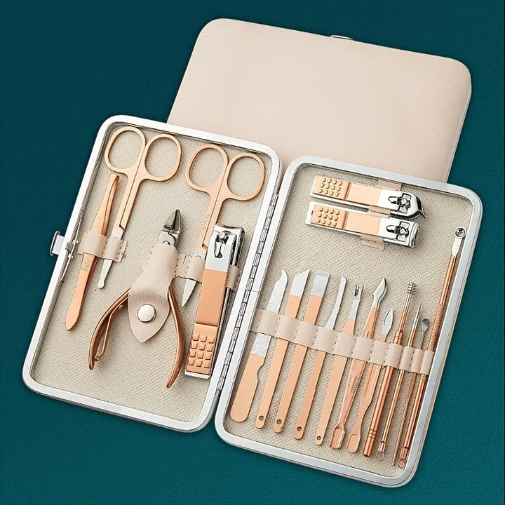 Stainless Steel Manicure Pedicure Kit Professional