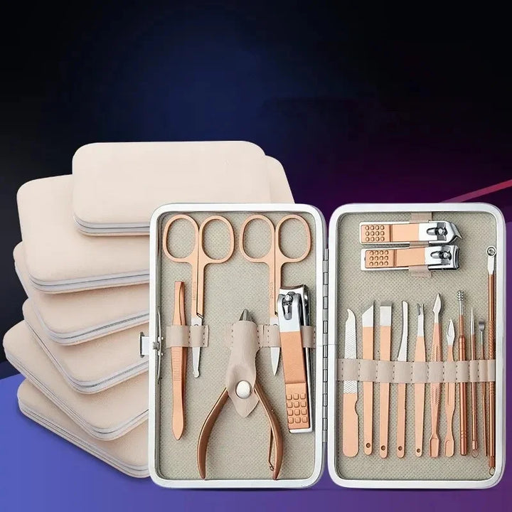 Stainless Steel Manicure Pedicure Kit Professional