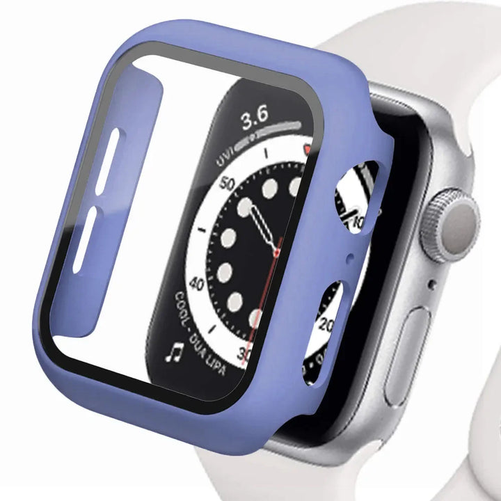 Tempered Glass+cover For Apple Watch