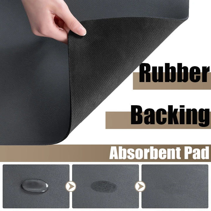 Non-Slip Absorbent Mat for Kitchen Sink Quick Drying