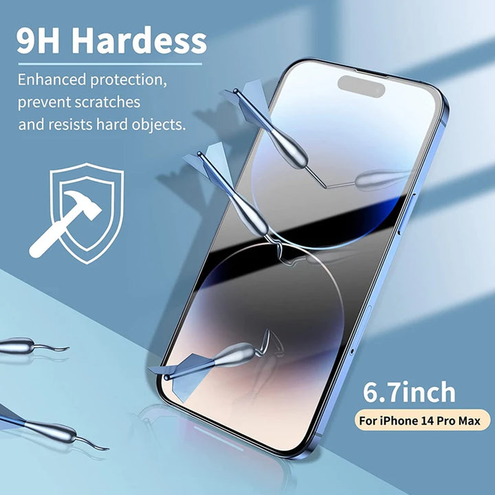 Glass Screen Protector Phone Case for IPhone