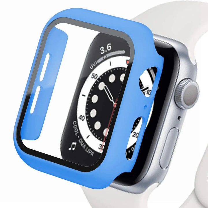 Tempered Glass+cover For Apple Watch