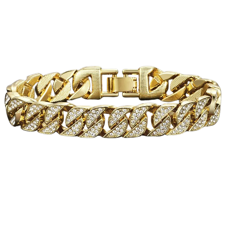 Miami Gold Curb Cuban Bracelet